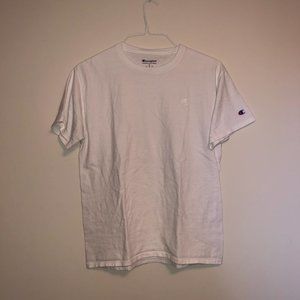 Only Worn Once Mens White Champion T-Shirt